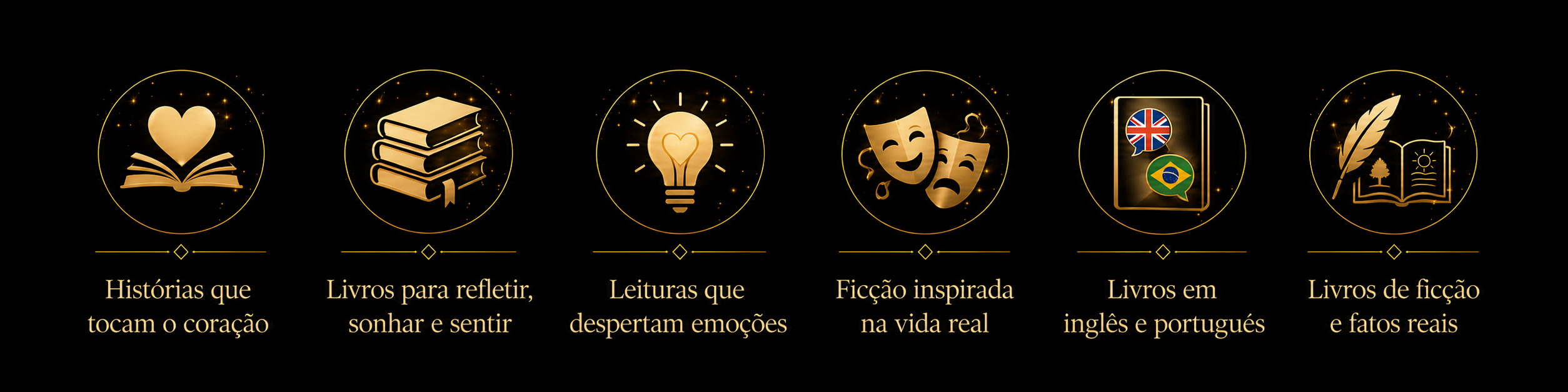 Características dos livros J. Ghost